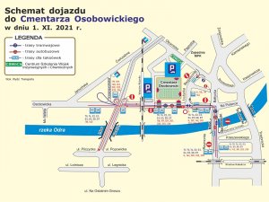 Organizacja ruchu cmentarz Osobowicki