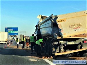 Utrudnienia na Autostradowej Obwodnicy Wrocławia w kierunku Warszawy