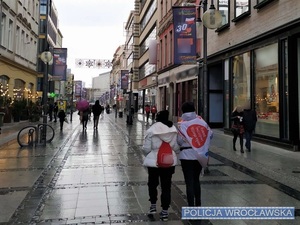 Wolontariusze WOŚP na jednej z wrocławskich ulic