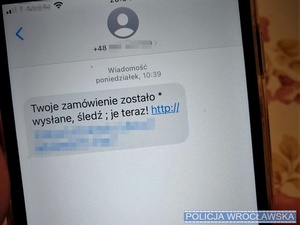 SMS z linkiem - zdjęcie poglądowe