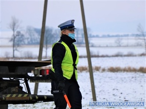 Policjantka ruchu drogowego