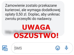 Nie klikaj w nieznane linki. Uważaj na to, co przychodzi w wiadomościach SMS