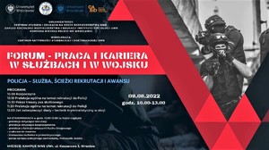 Policja - służba, ścieżki rekrutacji i awansu - 9 czerwca godz. 10.00 - 13.00