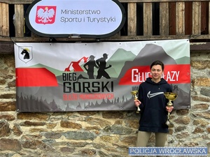 Policjantka z wrocławskiej komendy zajęła 1. miejsce w zawodach w biegu górskim