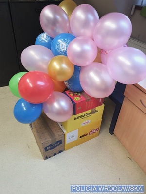 Kartony oraz balony
