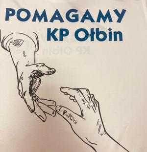 Zdjęcie anpisui KP Ołbin Pomagamy z rysunkiem dłoni