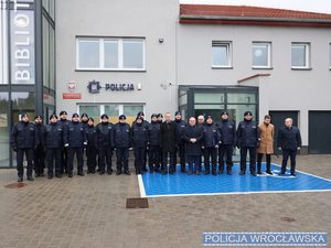 Otwarcie zmodernizowanej siedziby Posterunku Policji w Kamieńcu Wrocławskim