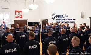 Kolejni nowi policjanci zasilili szeregi dolnośląskiego garnizonu