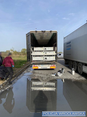 Naczepa z zespołu pojazdów ciężarowych