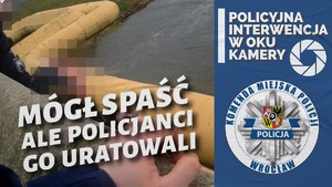 Policjanci uratowali mężczyznę chcącego skoczyć z Mostu Osobowickiego [NAGRANIE]