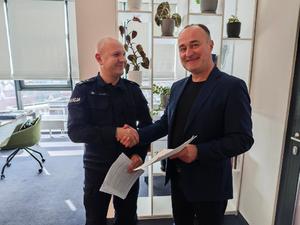 Porozumienie o współpracy pomiędzy Komendą Miejską Policji we Wrocławiu a Burmistrzem Gminy Siechnice