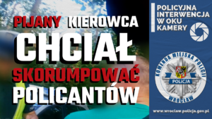 Siedząc w radiowozie wpadł na pomysł wręczenia policjantom łapówki… Pijany 42-latek trafił prosto do policyjnego aresztu [NAGRANIE]