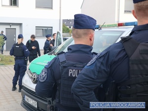 Policjanci Oddziałów Prewencji Policji we Wrocławiu