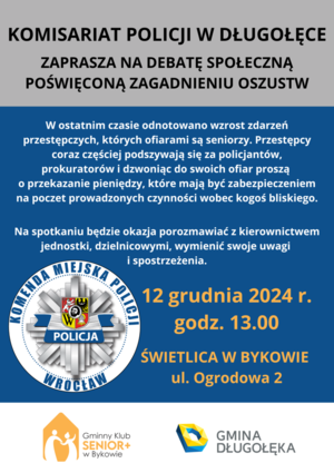 Kolejna debata społeczna - tym razem na terenie gminy Długołęka