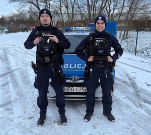 Policjanci uratowali dwie osoby, które chciały odebrać sobie życie