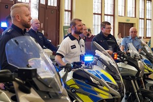 Policjanci na XIII targach motocyklowych „Wrocław Motorcycle Show 2025”