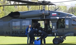 Policyjny Black Hawk na ratunek 7-latce