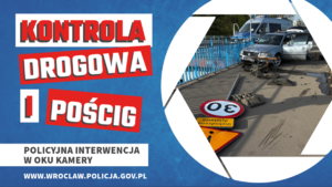Wrocławscy policjanci zatrzymali po pościgu pirata drogowego [NAGRANIE]