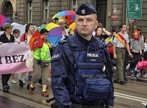 Spokojnie podczas 17. Wrocławskiego Marszu Równości