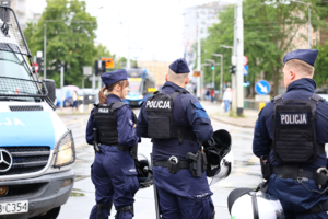 Spokojnie podczas 17. Wrocławskiego Marszu Równości