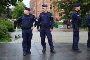 Spokojnie podczas 17. Wrocławskiego Marszu Równości