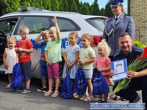 Policjanci w Misiowej Chatce - czyli w Niepublicznym Punkcie Przedszkolnym w Sobótce