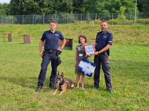 Dzień z przewodnikiem psa wrocławskiej Policji