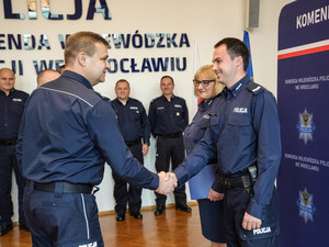 Wręczenie nagród i wyróżnień za udział w zawodach policyjnych na szczeblu wojewódzkim i krajowym