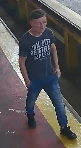 Wizerunek mężczyzny podejrzewanego o kradzież [MONITORING]