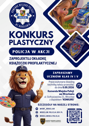 Konkurs plastyczny pn. „Policja w akcji”