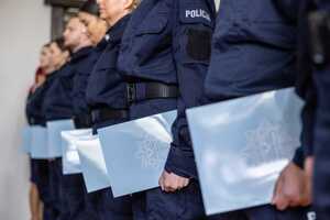 Ślubowanie nowych funkcjonariuszy wrocławskiej Policji