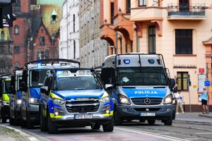 Zdjęcia z zabezpieczenia Marszu Równości
