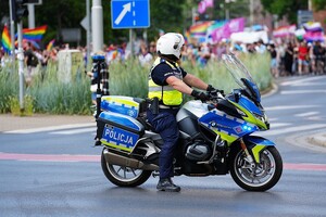 Zdjęcia z zabezpieczenia Marszu Równości
