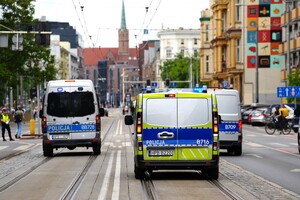 Zdjęcia z zabezpieczenia Marszu Równości
