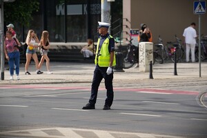 Zdjęcia z zabezpieczenia Marszu Równości