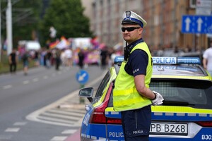 Zdjęcia z zabezpieczenia Marszu Równości