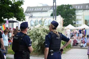 Zdjęcia z zabezpieczenia Marszu Równości