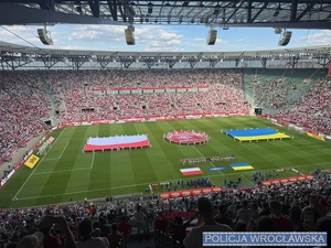 zabezpieczenie meczu piłkarskiego