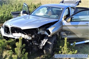 Niebezpieczne zdarzenie na zjeździe z Autostradowej Obwodnicy Wrocławia