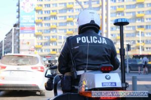 Policjant na motocyklu