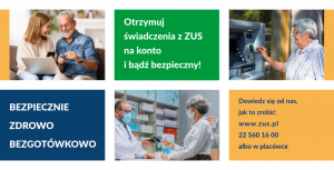 Plakat reklamujący program ZUS