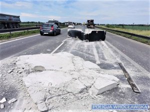 Niebezpieczne zdarzenie na autostradzie A4